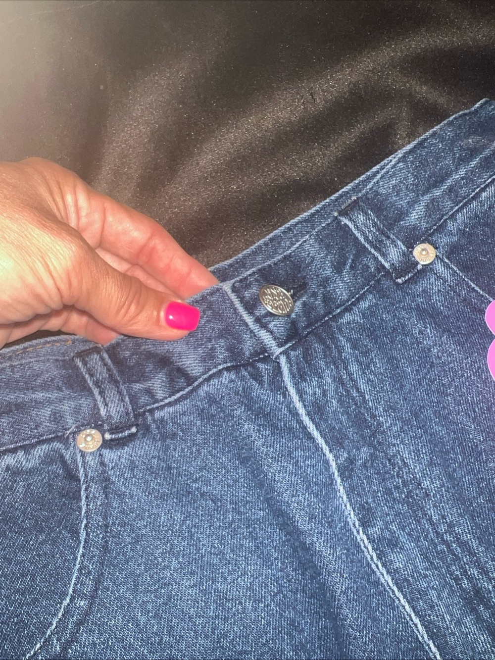 Girls sz 16 nwt Lisa Frank straight leg jeans - Picture 8 of 11